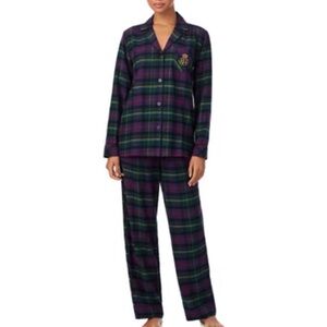 Lauren Ralph Lauren Cotton Blend Pajama Set
